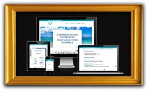 Christèle Garreau, créatrice de sites web Réunion, photo cadre coeur-inclusion.com