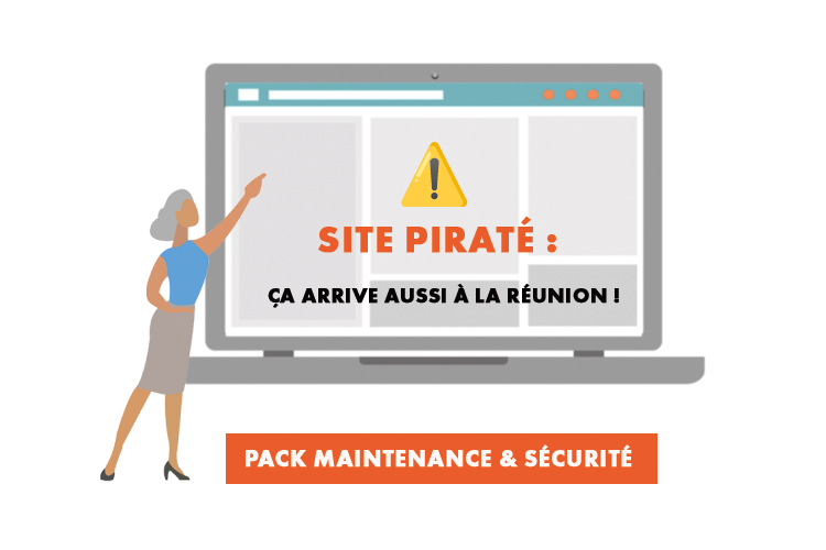 Christèle Garreau, créatrice de sites web Réunion, image article sur l'importance de Bien structurer ses pages web : illustration article 2026 : piratage sites web à la Réunion